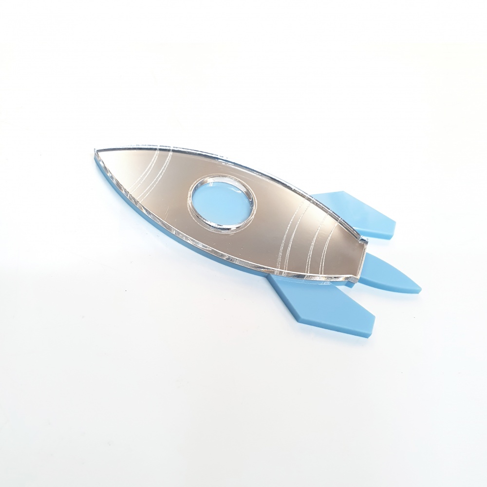 Mini Rocket Set - Baby Blue  & Mirror